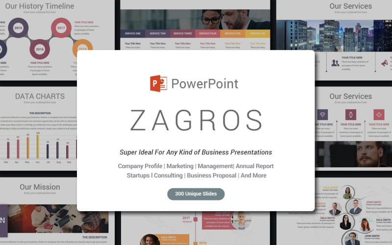 zagros powerpoint template original