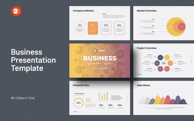 zara powerpoint presentation template original