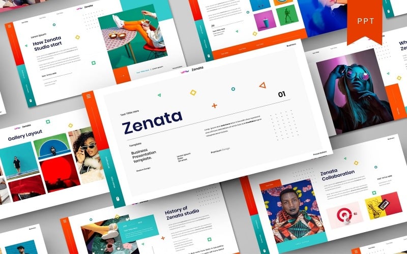 zenata business powerpoint template original