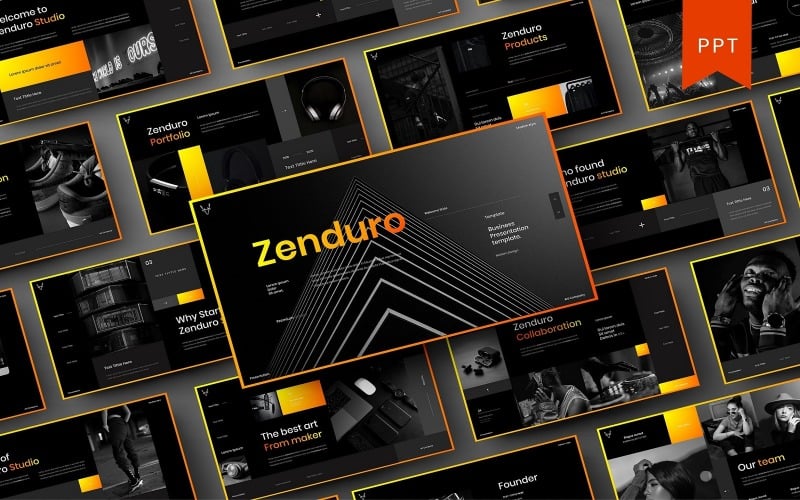 zenduro business powerpoint template original