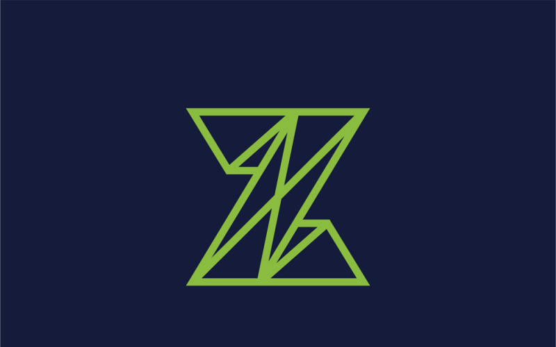 zero letter z logo design original