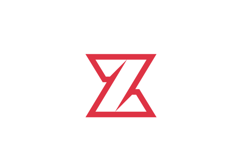 zero letter z vector logo template original