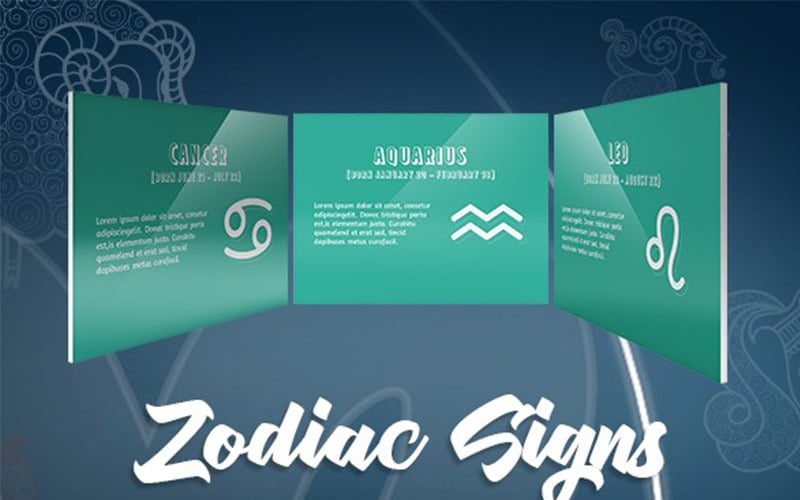 zodiac style rd powerpoint template original