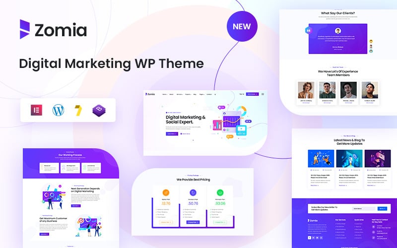 zomia digital marketing wordpress theme original