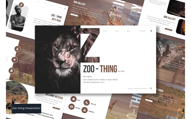 zoothing powerpoint template original