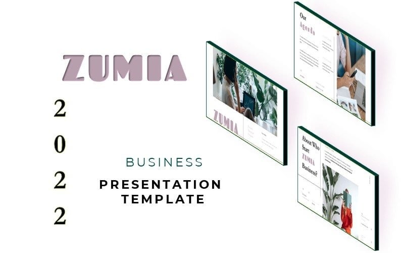 zumia business presentation powerpoint template original