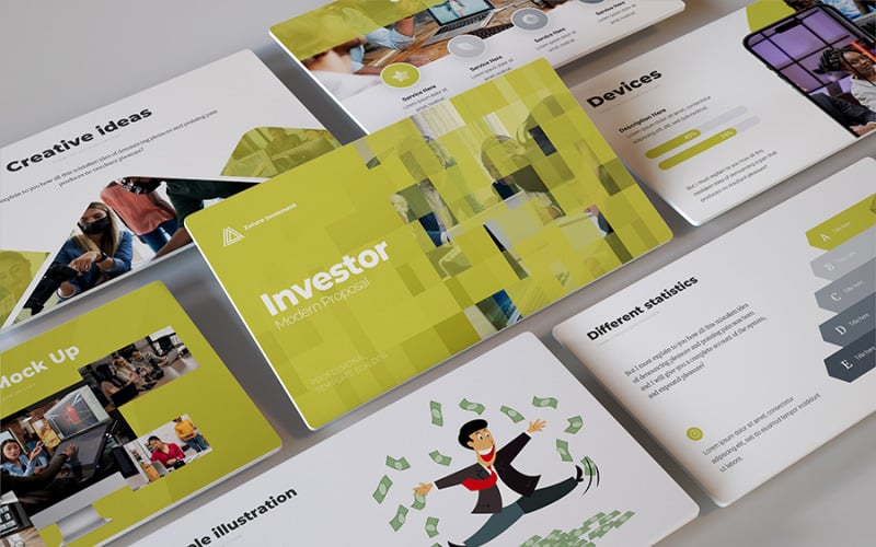 zuture business investor powerpoint template original