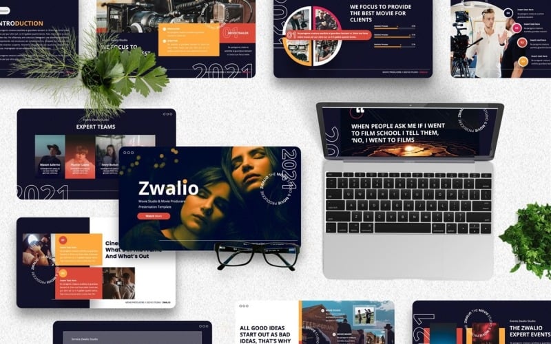 zwalio movie maker powerpoint template original